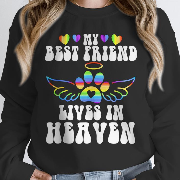 My Best Friend Lives In Heaven Pet Memorial In Memory Of Pet Unisex Sweatshirt My Best Friend Lives In Heaven Pet Memorial In Memory Of Pet Unisex Sweatshirt