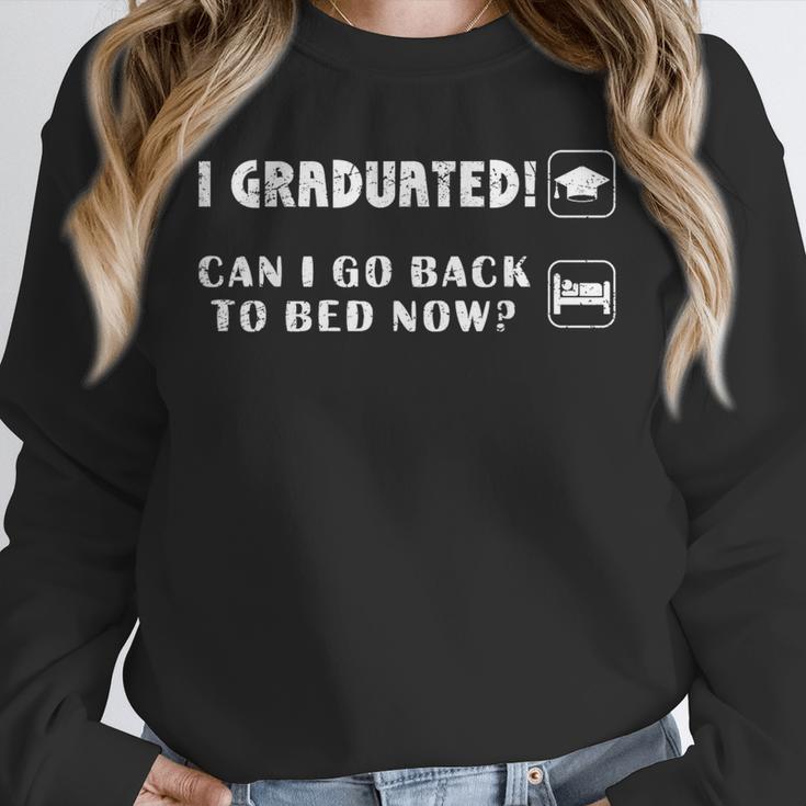Best Graduation Son Daughter Can I Go Back To Bed Shirt Unisex Sweatshirt