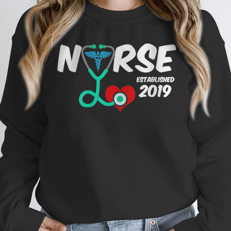 Best Nurse Graduation- RN Nurse Established 2019 LPN Unisex Sweatshirt
