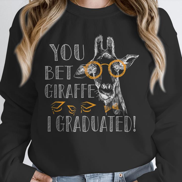 You Bet Giraffe I Graduated Graduation Gift Unisex Sweatshirt