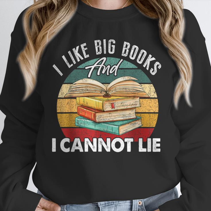 I Like Big Books Librarian Reading Teacher Book Lover Unisex Sweatshirt