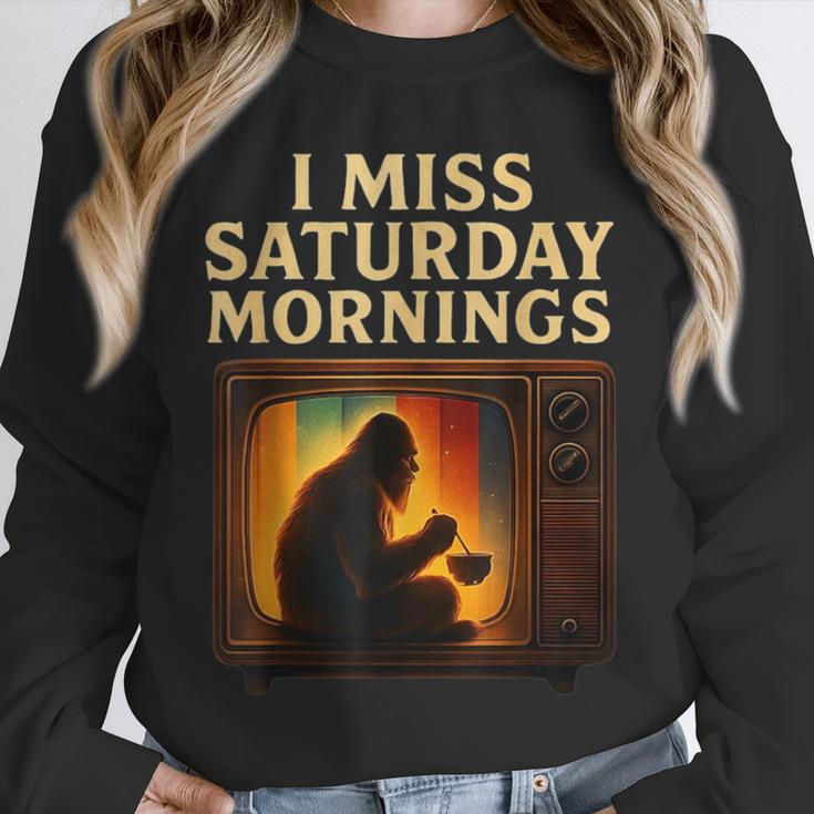 Bigfoot Saturday Morning Nostalgia Unisex Sweatshirt