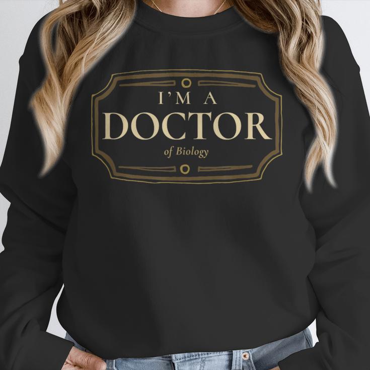 Biology PhD Doctorate Degree Graduation Doctor Shirt Unisex Sweatshirt