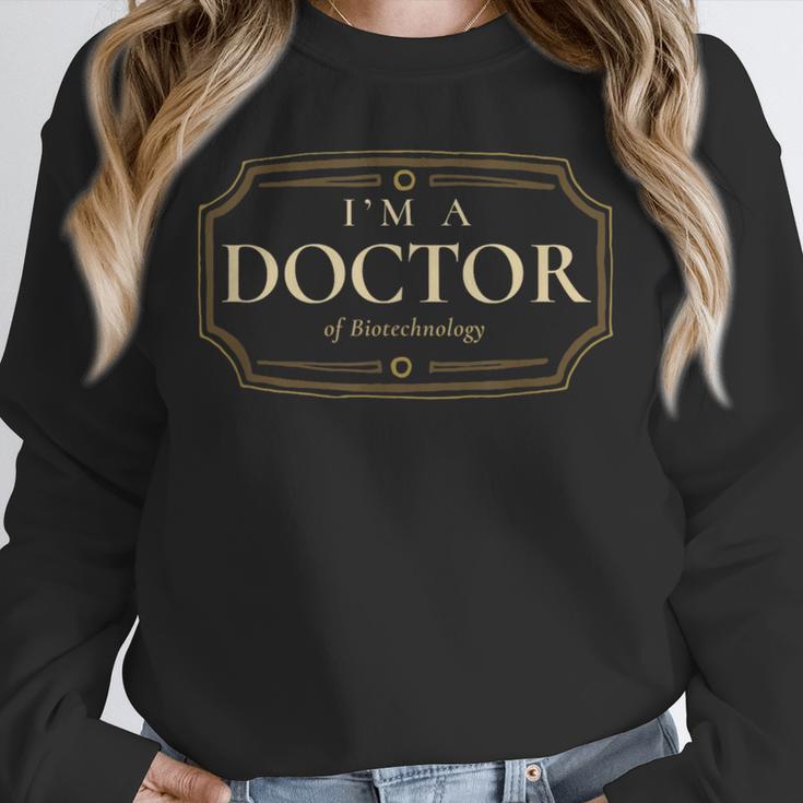 Biotechnology PhD Doctorate Graduation Shirt Unisex Sweatshirt