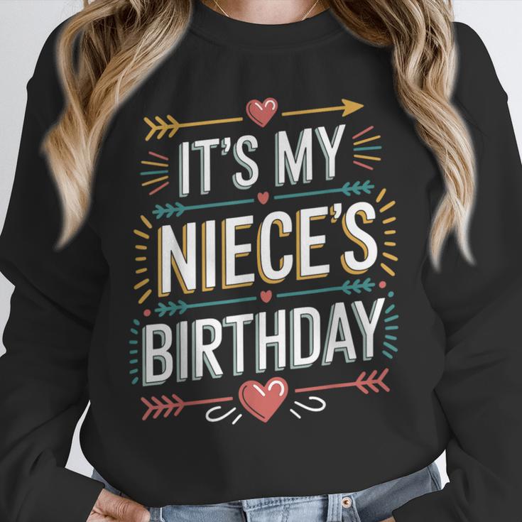 Boho Nostalgia It's My Niece's Birthday Women Kids Unisex Sweatshirt Boho Nostalgia It's My Niece's Birthday Women Kids Unisex Sweatshirt