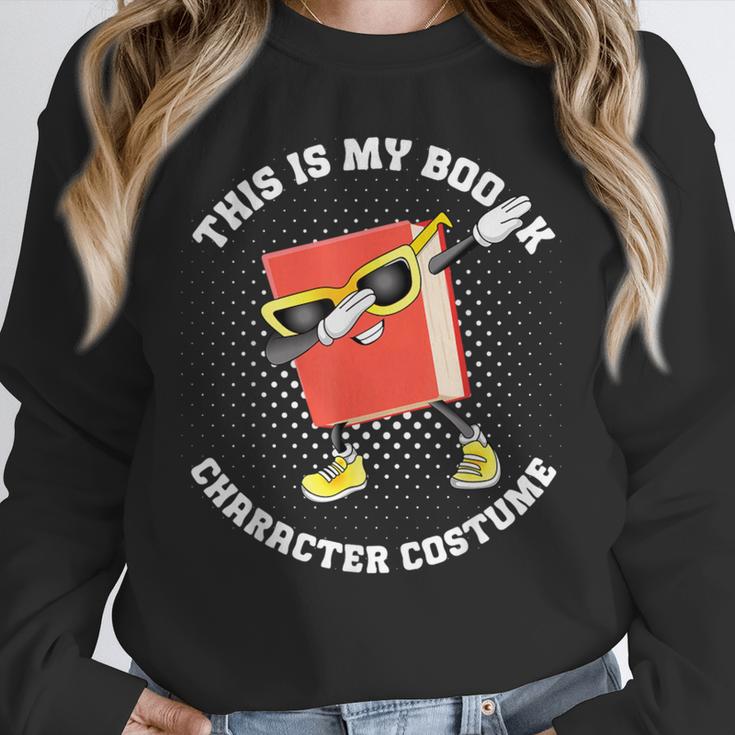 This Is My Book Character Costume- Dabbing Book Kids Unisex Sweatshirt