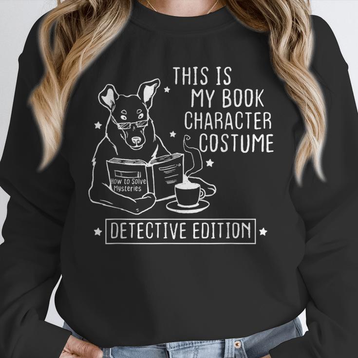This Is My Book Character Costume Dog Reading a Book Unisex Sweatshirt
