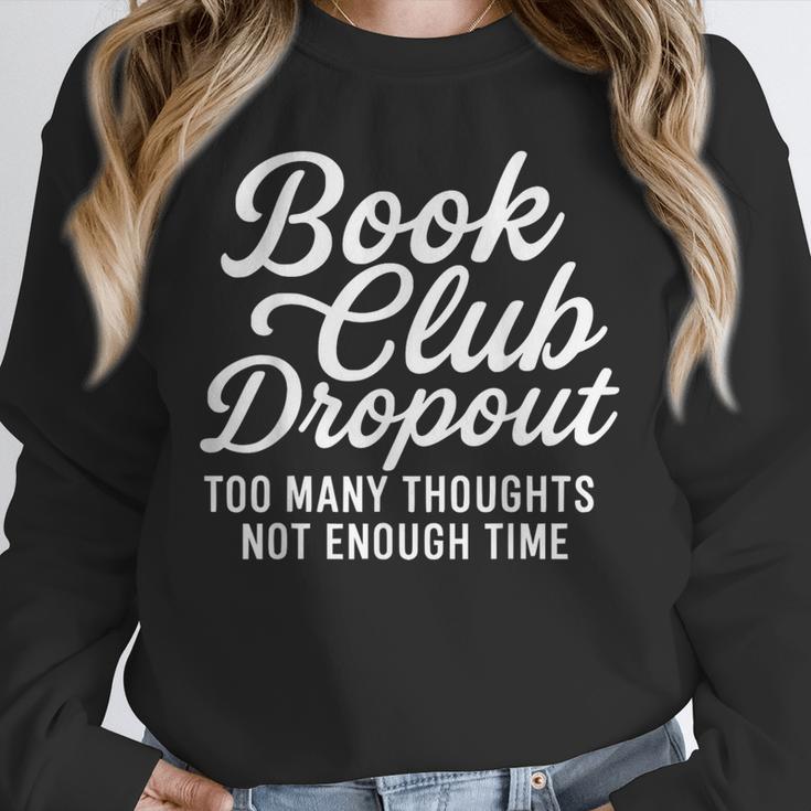 Book Club Droppout Introvert Reader Tee Unisex Sweatshirt
