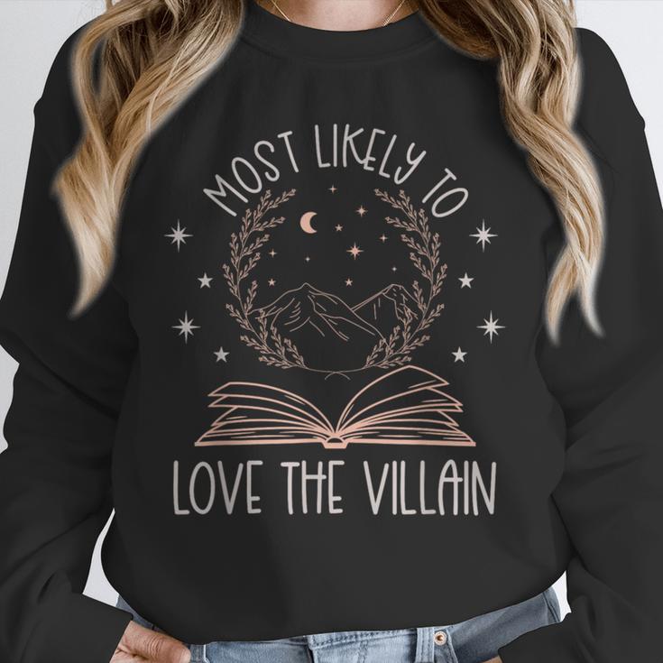 Book Club Shirts For Women Most Likely To Love Villain Unisex Sweatshirt