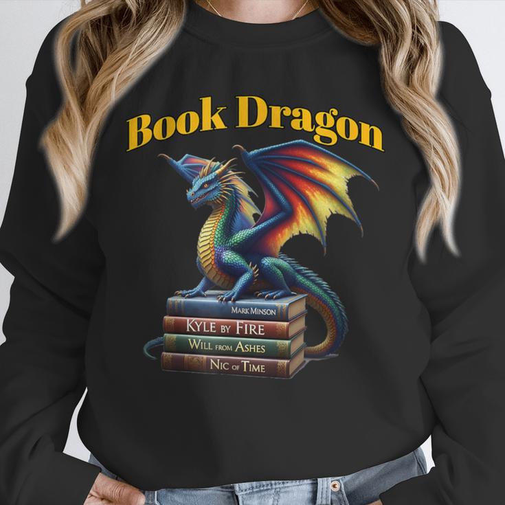 Book Dragon Mark Minson's Books Unisex Sweatshirt