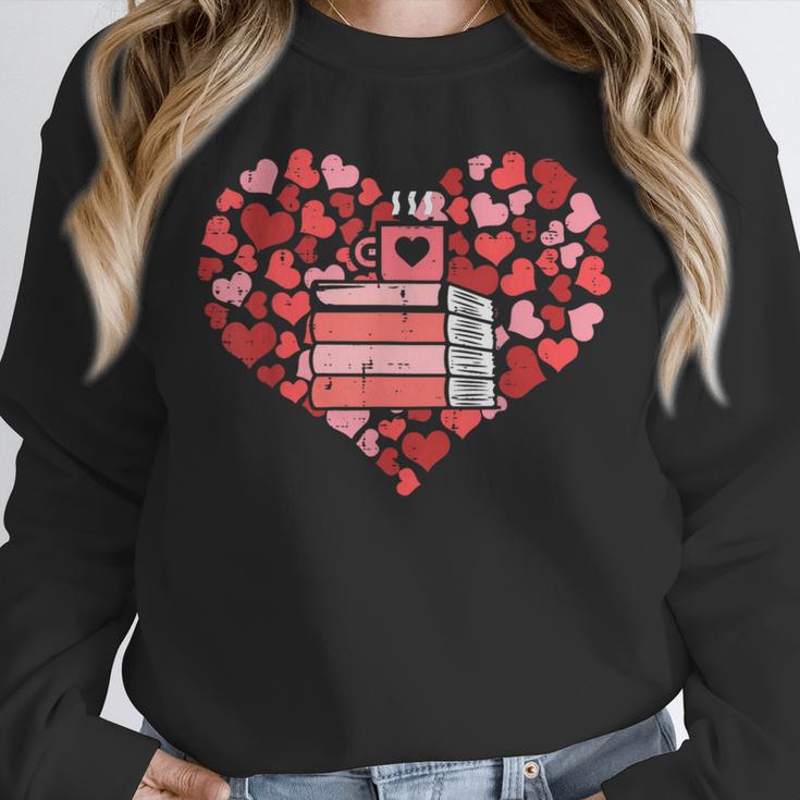 Book Heart Cute Read Book Reading Librarian Across America Unisex Sweatshirt