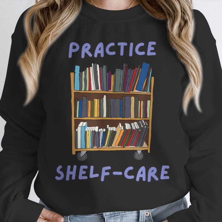 Book Lover Pun Practice Shelf-Care Unisex Sweatshirt