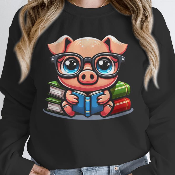 Book Lover Reading Pig Unisex Sweatshirt Book Lover Reading Pig Unisex Sweatshirt