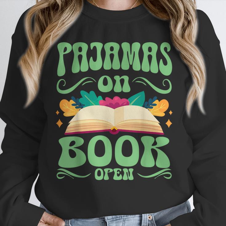 Book And Pajama Pajamas On Book Open Unisex Sweatshirt