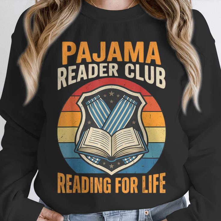 Book And Pajamas Reading Bedtime Unisex Sweatshirt