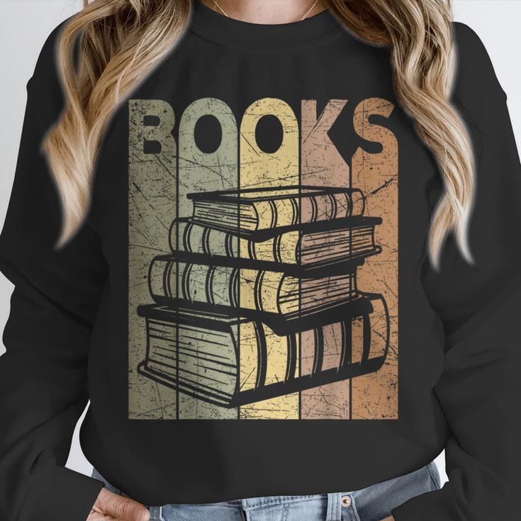 Book Reader Vintage Bookworm Retro Book Lover Unisex Sweatshirt