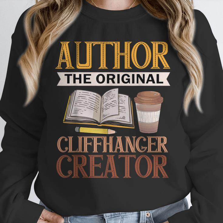 Book Writer Cliffhanger Creator Author Book Writing Novelist Unisex Sweatshirt