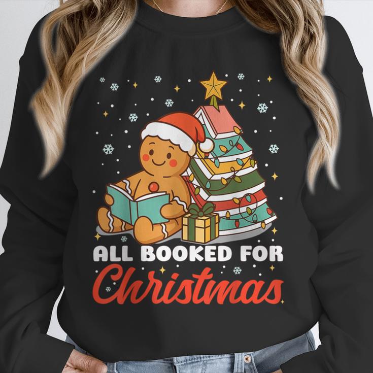 All Booked For Christmas Gingerbread Christmas Tree Book Kid Unisex Sweatshirt All Booked For Christmas Gingerbread Christmas Tree Book Kid Unisex Sweatshirt