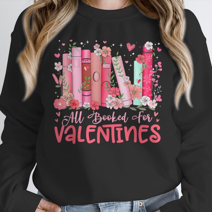 All Booked For Valentine Book Reading Women Girl Teacher Unisex Sweatshirt All Booked For Valentine Book Reading Women Girl Teacher Unisex Sweatshirt