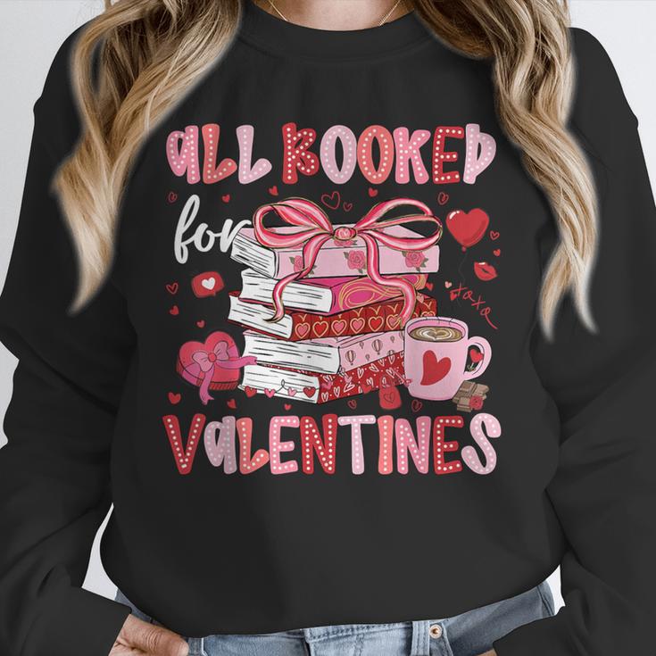 All Booked For Valentines Book Coffee Teacher Women Unisex Sweatshirt