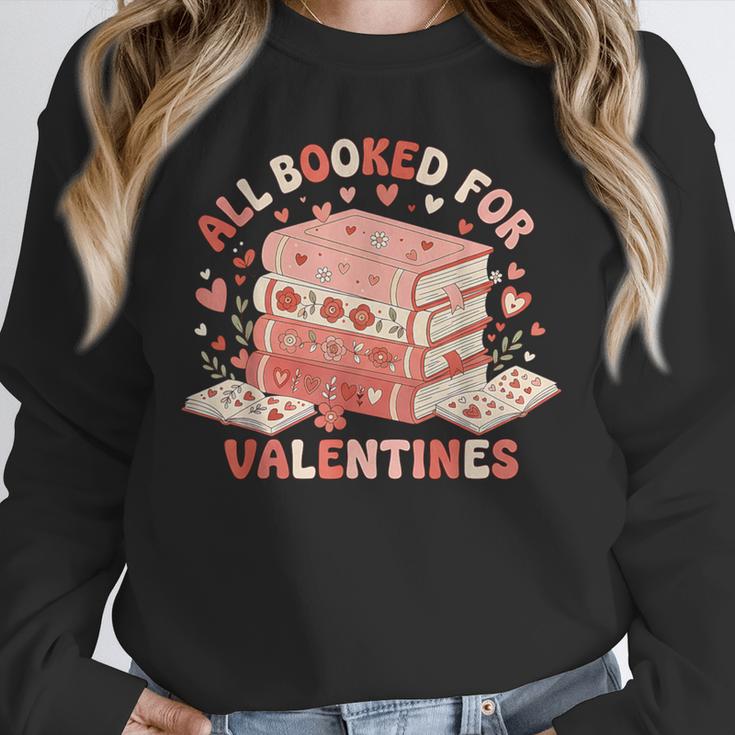 All Booked For Valentine’s Day Readers Teachers Bookworms Unisex Sweatshirt All Booked For Valentine’s Day Readers Teachers Bookworms Unisex Sweatshirt