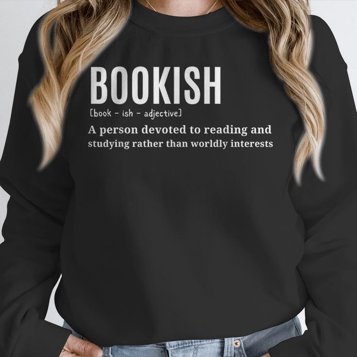 Bookish Definition Hilarious Bookworm Book Lover Reading Bookworm -Adults - Small Short Sleeve T-Shirt Unisex Sweatshirt