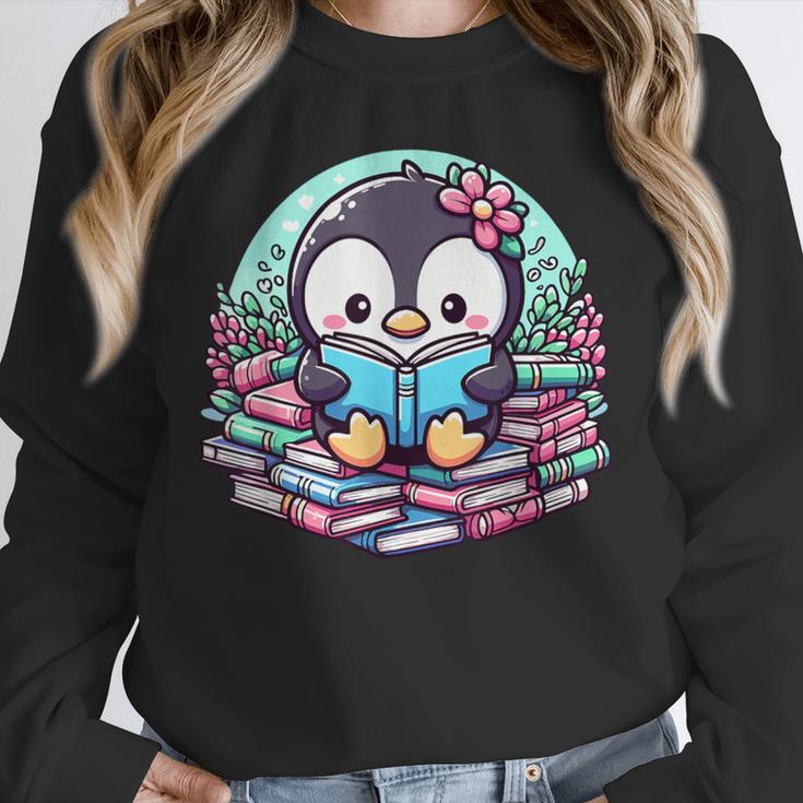 Bookish Penguin Heart A Readers Love Penguins Unisex Sweatshirt Bookish Penguin Heart A Readers Love Penguins Unisex Sweatshirt
