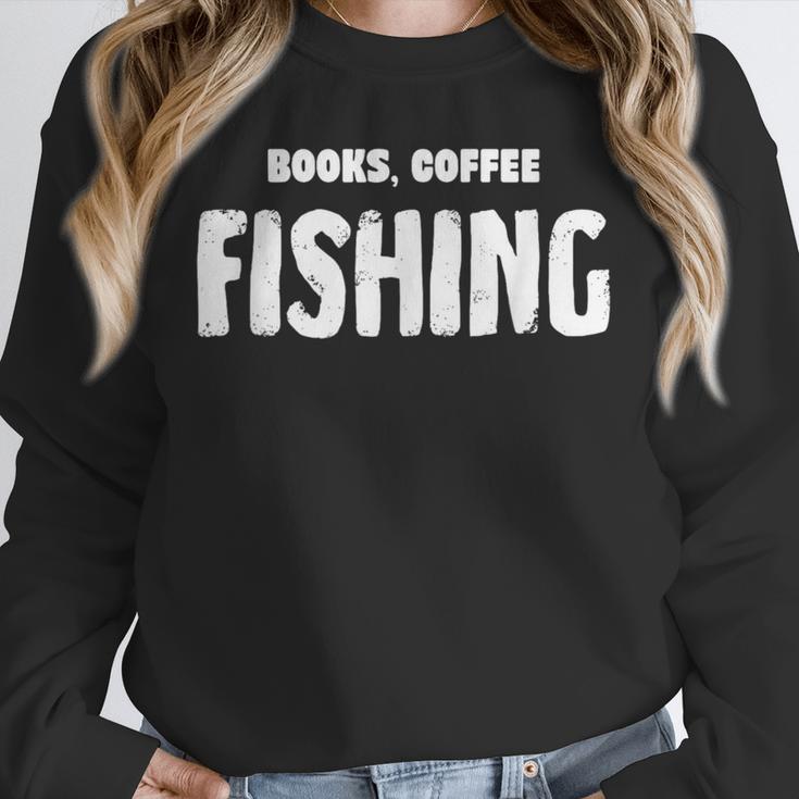 Books Coffee Fishing Unisex Sweatshirt
