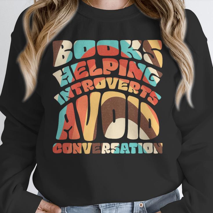 Books Helping Introverts Avoid Conversation Unisex Sweatshirt Books Helping Introverts Avoid Conversation Unisex Sweatshirt