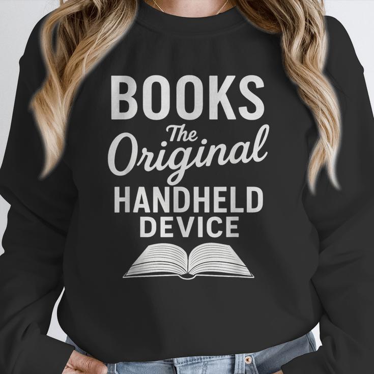 Books The Original Handheld Device – Reading Unisex Sweatshirt Books The Original Handheld Device – Reading Unisex Sweatshirt