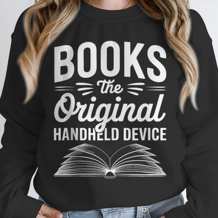 Books The Original Handheld Device Book Reading Unisex Sweatshirt