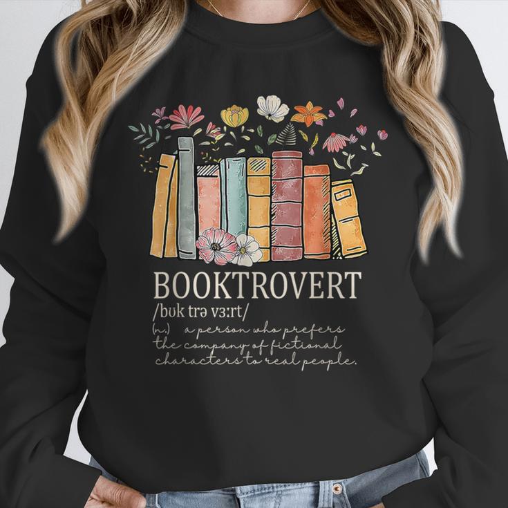 Booktrovert Cozy Book Lover Book Nerd Literary Humor Unisex Sweatshirt