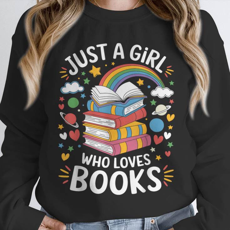 Bookworm Just A Girl Who Loves Books Unisex Sweatshirt