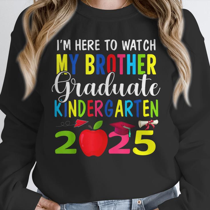 My Brother Graduated Kindergarten Class Of 2025 Graduation Unisex Sweatshirt