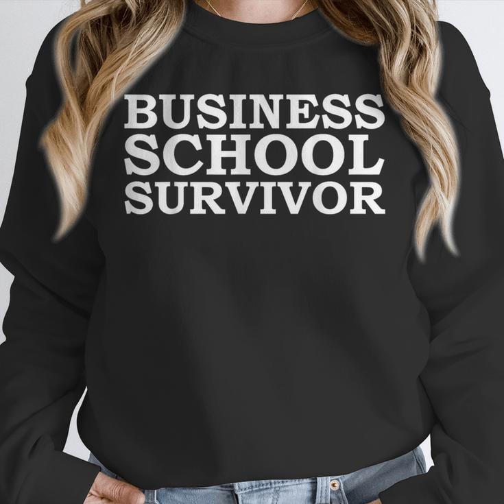 Business School Survivor MBA Graduation Graduate Unisex Sweatshirt