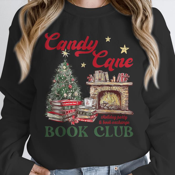 Candy Cane Book Club Holiday Party & Book Exchange Unisex Sweatshirt Candy Cane Book Club Holiday Party & Book Exchange Unisex Sweatshirt