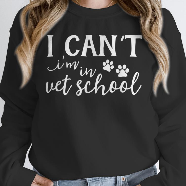 I Can't In Vet School Student Veterinarian Graduation Tech Unisex Sweatshirt