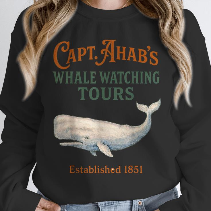 Captain Ahab’s Whale Watching Tours – Moby Book Parody Unisex Sweatshirt Captain Ahab’s Whale Watching Tours – Moby Book Parody Unisex Sweatshirt
