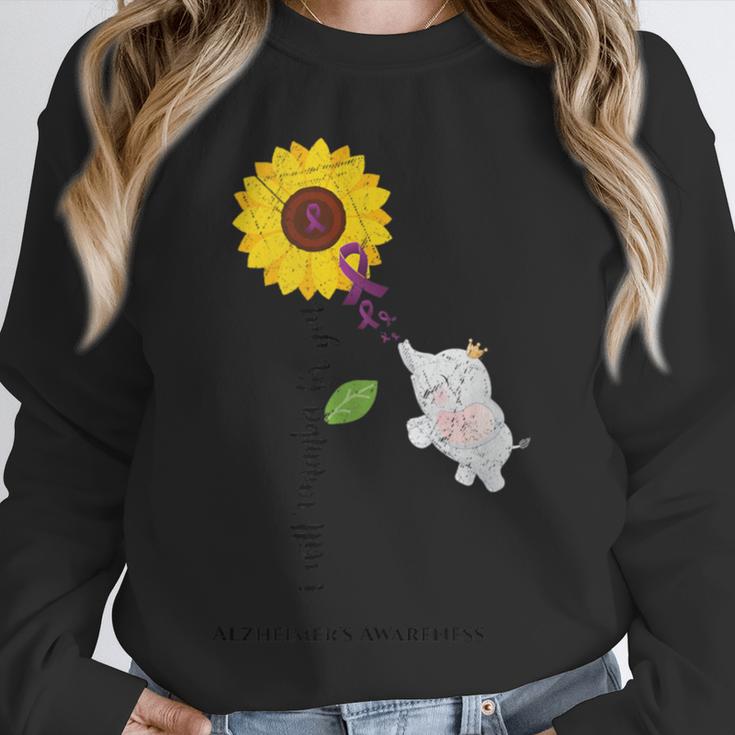 Caring Memory Elephant Sunflower Alzheimer Unisex Sweatshirt