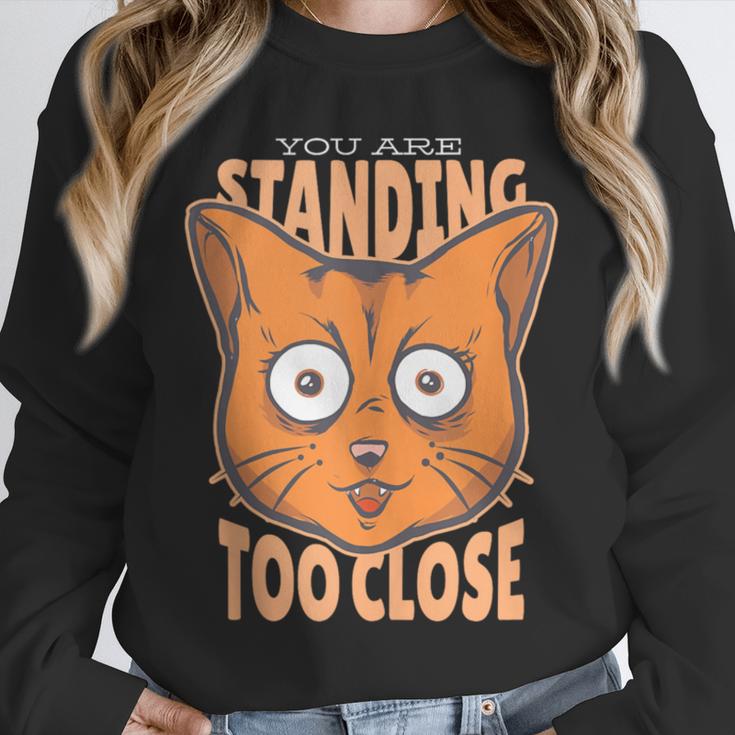 Cat Lover Antisocial Too Close Introvert People Hater Unisex Sweatshirt