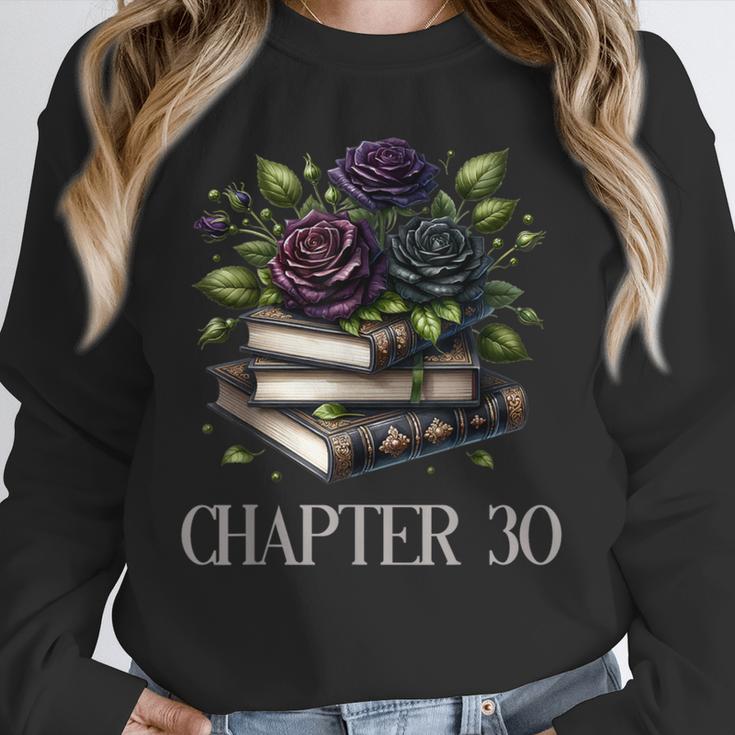 Chapter 30 30th Birthday Women Book Lovers Dark Romance Unisex Sweatshirt Chapter 30 30th Birthday Women Book Lovers Dark Romance Unisex Sweatshirt
