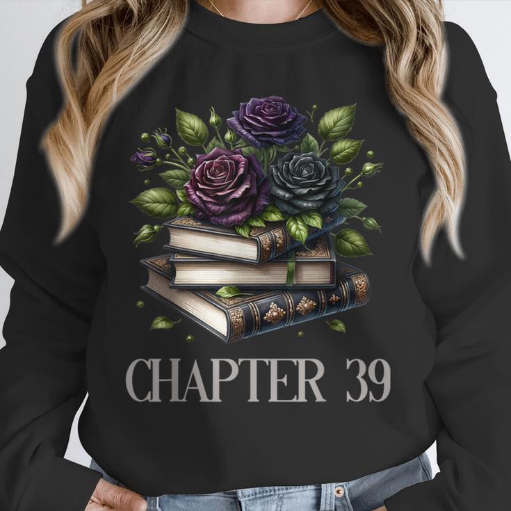 Chapter 39 39th Birthday Women Book Lovers Dark Romance Unisex Sweatshirt