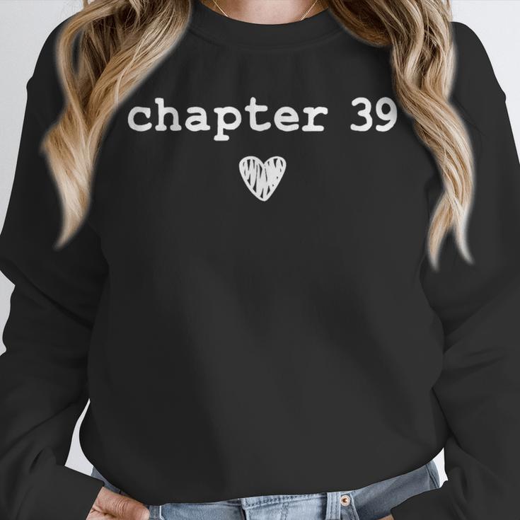 Chapter 39 Book Lovers Readers & Authors 39th Birthday Unisex Sweatshirt