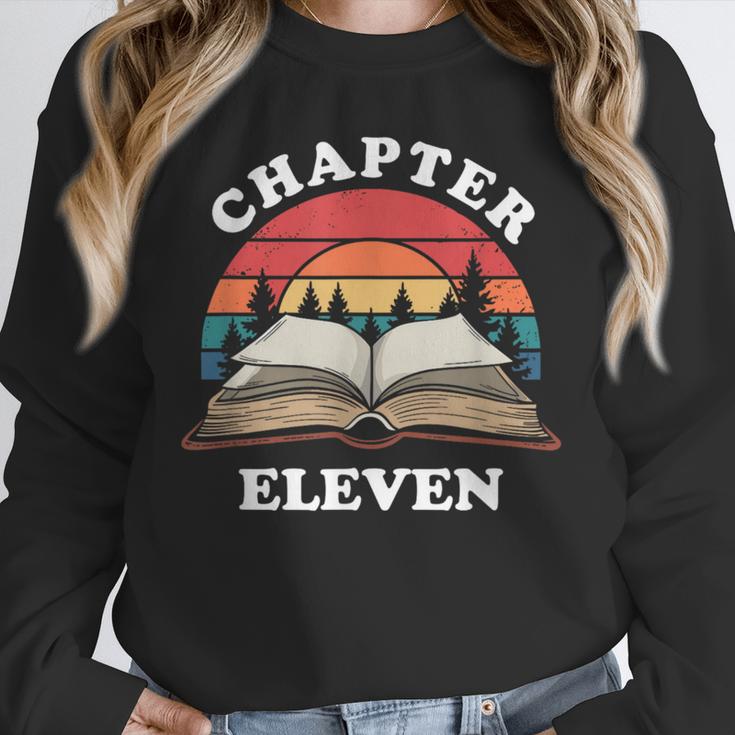 Chapter Eleven Book Reading 11th Birthday 11 Year Old Unisex Sweatshirt