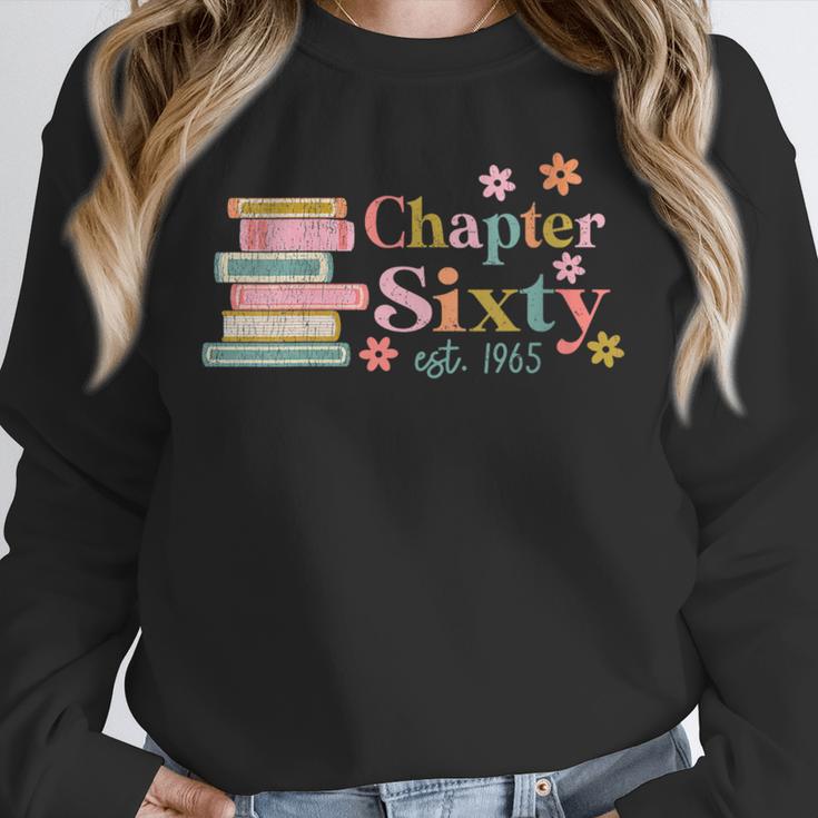 Chapter Sixty 60 Years Old 60th Birthday Book Lover Unisex Sweatshirt