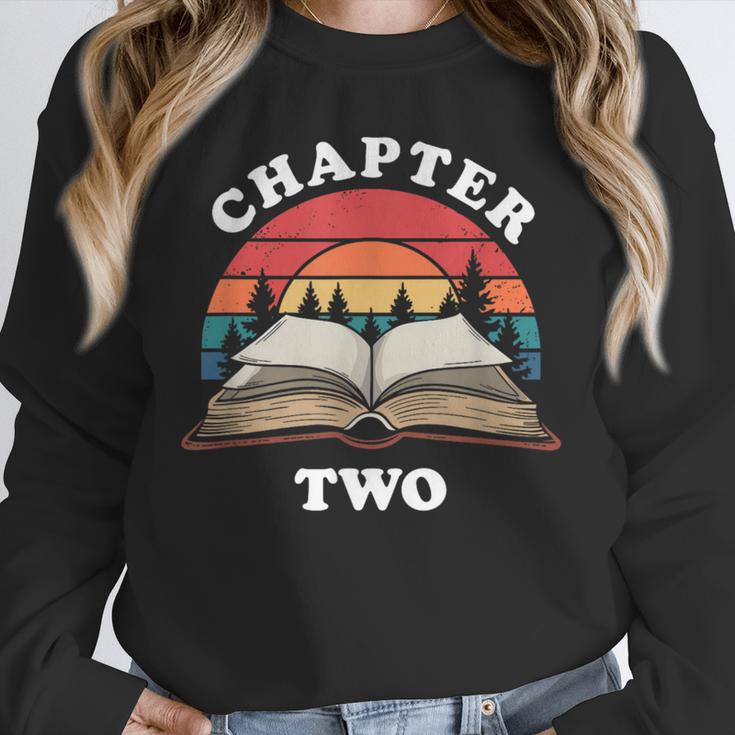 Chapter Two Book Reading 2nd Birthday 2 Year Old Unisex Sweatshirt