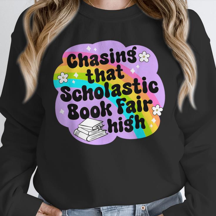 Chasing That Scholastic Book Fair High Book Lovers Unisex Sweatshirt