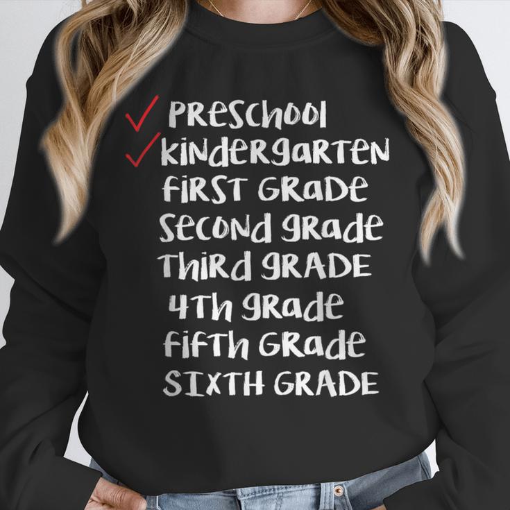 Checklist Kindergarten Class Of 2030 Shirt Graduation Unisex Sweatshirt
