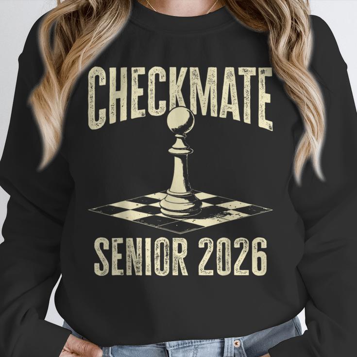 Checkmate Senior 2026 Chess Piece Class Of 2026 Graduation Unisex Sweatshirt