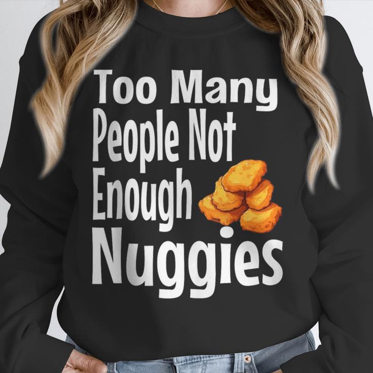 Chicken Nugget Saying Introvert Nuggie Foodie Food Unisex Sweatshirt Chicken Nugget Saying Introvert Nuggie Foodie Food Unisex Sweatshirt